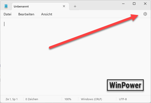 Windows 11 Editor einstellungen