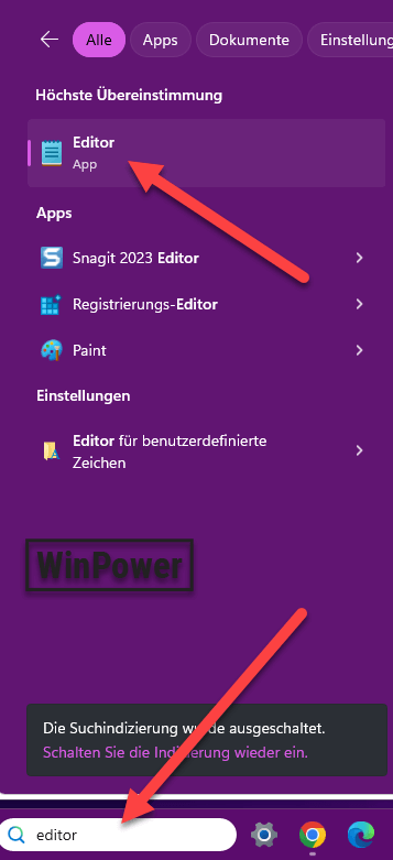 Windows 11 Editor