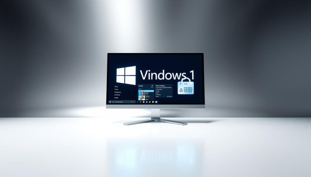 A sleek, modern desktop computer screen displaying the Windows 11 logo against a backdrop of a gleaming metallic surface. The screen showcases a security-focused interface, with icons and menus highlighting the key security features and benefits of the Windows 11 upgrade. Soft, directional lighting creates a sense of depth and emphasizes the clean, futuristic aesthetic. The composition is balanced, with the computer screen taking up the central focus, surrounded by a minimalist, high-tech environment that suggests the seamless integration of hardware and software. The overall tone is one of sophistication, reliability, and the reassurance of robust security measures that come with the Windows 11 update. A sleek, modern desktop computer screen displaying the Windows 11 logo against a backdrop of a gleaming metallic surface. The screen showcases a security-focused interface, with icons and menus highlighting the key security features and benefits of the Windows 11 upgrade. Soft, directional lighting creates a sense of depth and emphasizes the clean, futuristic aesthetic. The composition is balanced, with the computer screen taking up the central focus, surrounded by a minimalist, high-tech environment that suggests the seamless integration of hardware and software. The overall tone is one of sophistication, reliability, and the reassurance of robust security measures that come with the Windows 11 update.