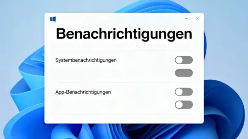 Benachrichtigungen in Windows 11 deaktivieren