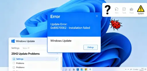 Windows 11 25H2 Probleme Bekannte Fehler und Lösungen 2025 
