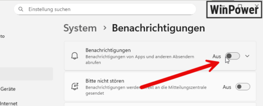 ANLEITUNG WINDOWS 11 BENACHRICHTIGUNGEN DEAKTIVIEREN AUSSCHALTEN visual data 6