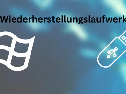Windows 11 Wiederherstellungslaufwerk erstellen