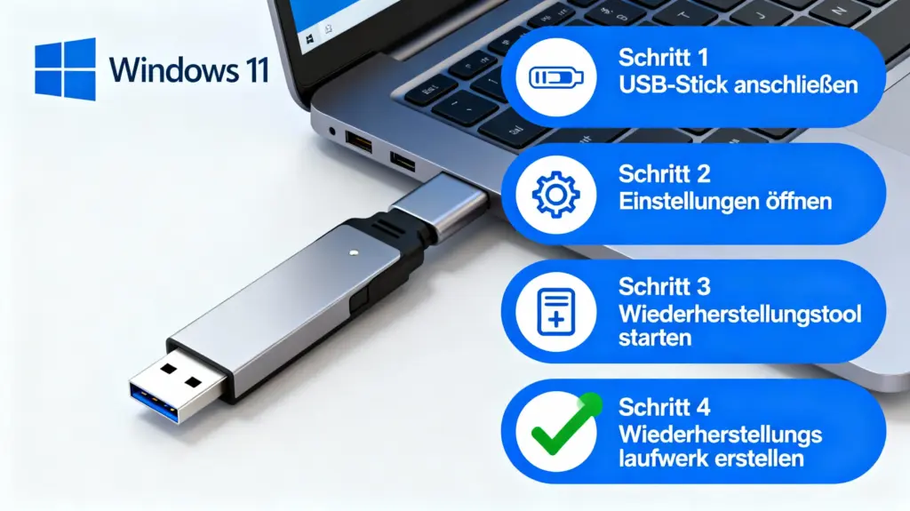 Windows Wiederherstellungslaufwerk erstellen
