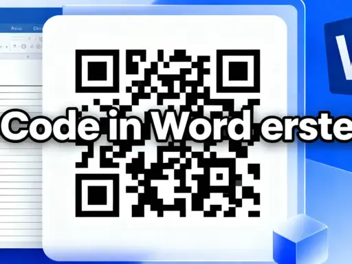 QR Code in Microsoft Word erstellen Beispiel eines fertigen QR Codes
