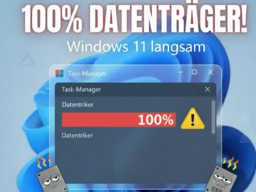 Windows 11 100 Festplattenauslastung beheben