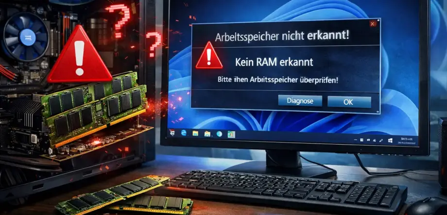 Windows 11 Arbeitsspeicher wird nicht erkannt RAM Problem