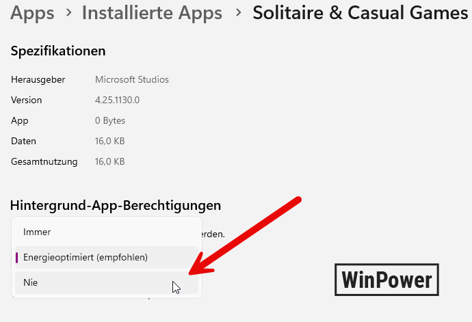Windows 11 schneller machen Hintergrund Apps deaktivieren