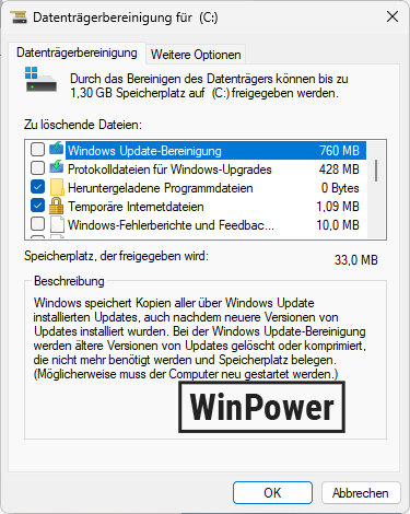 Datenträgerbereinigung Windows 11 – Systemdateien bereinigen und temporäre Dateien löschen