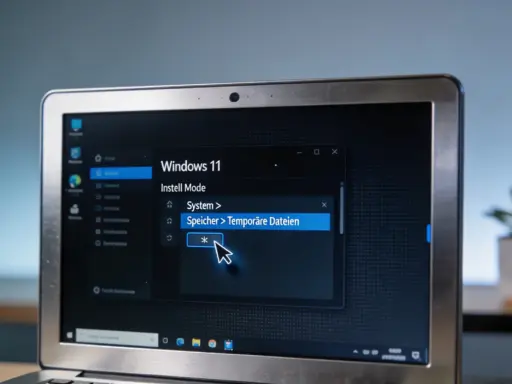 Temporäre Dateien löschen Windows 11 – Speicherübersicht in den Einstellungen