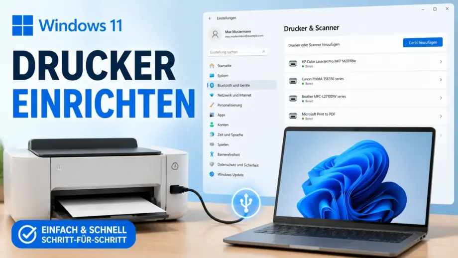Windows 11 Drucker einrichten