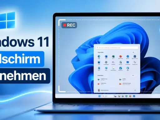 Windows 11 Bildschirm aufnehmen