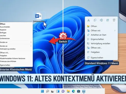 Windows 11 altes Kontextmenü aktivieren – Ohne Weitere Optionen anzeigen