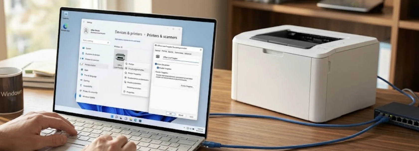 Windows Drucker im Netzwerk freigeben