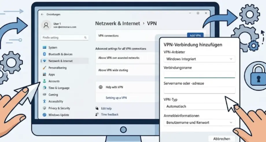 Windows VPN einrichten